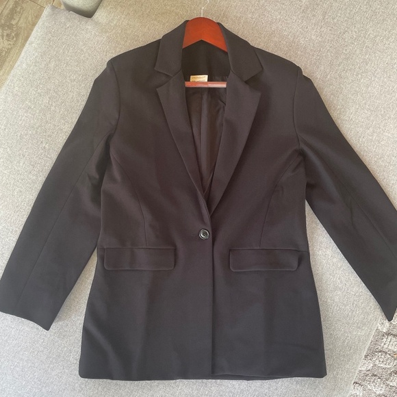 New Encircled Black Jersey Blazer - M - Sustainable Canadian Made- NWOT - Picture 1 of 10